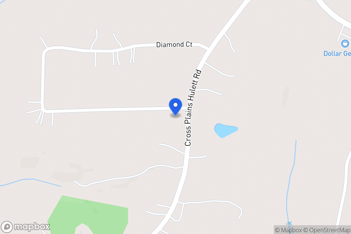 Map of 257 Cross Plains Hulett Rd