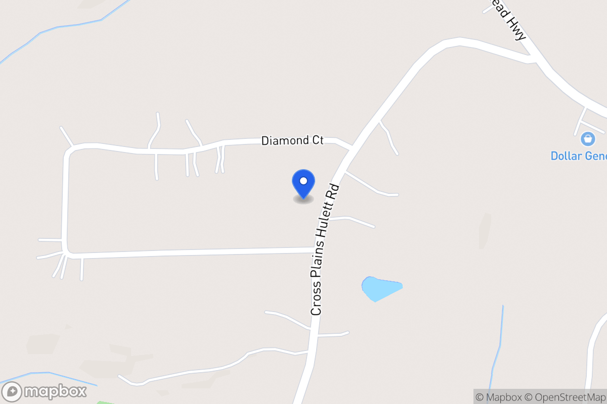 Map of 221 Cross Plains Hulett Rd