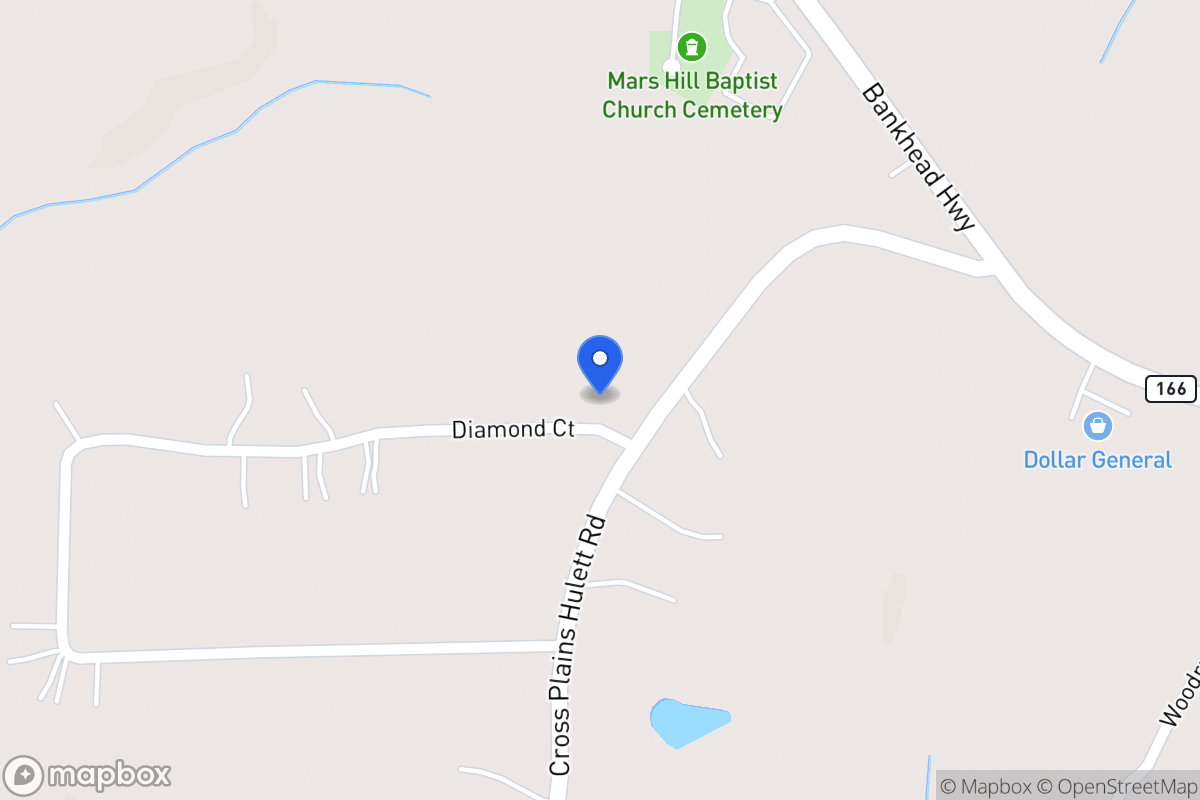 Map of 161 Cross Plains Hulett Rd