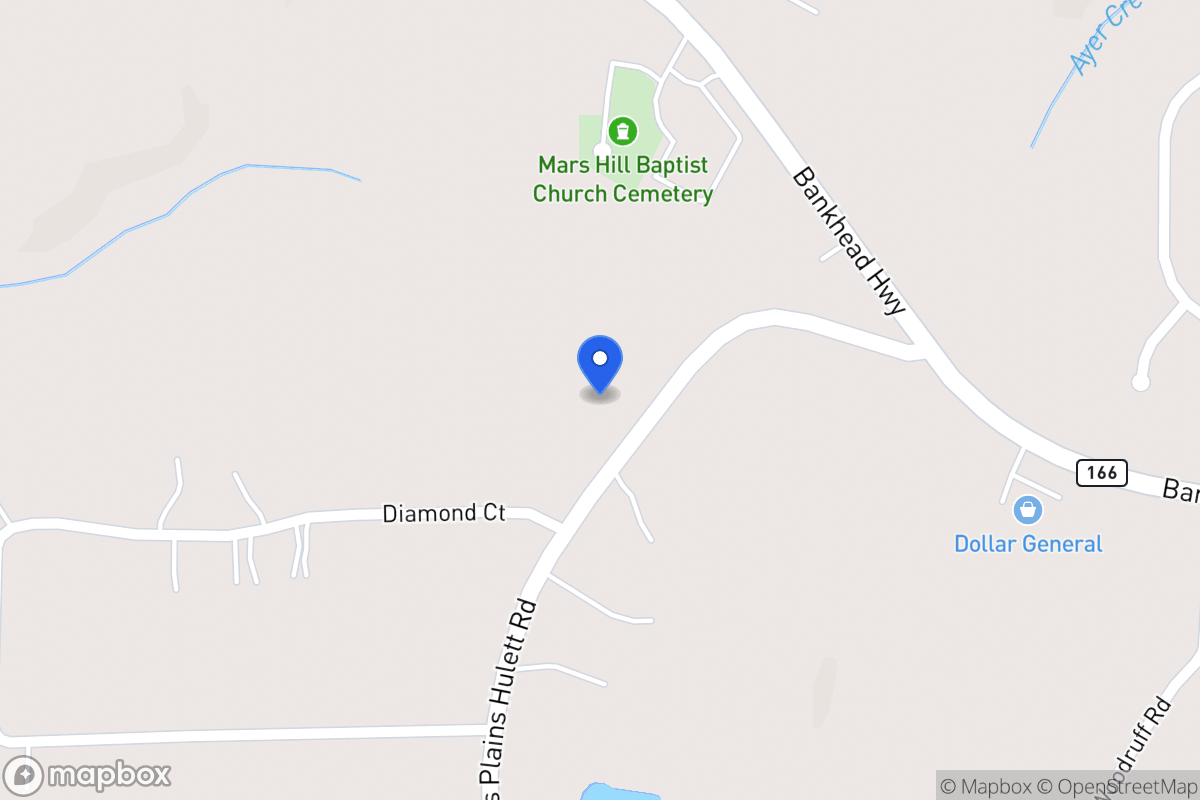 Map of 125 Cross Plains Hulett Rd