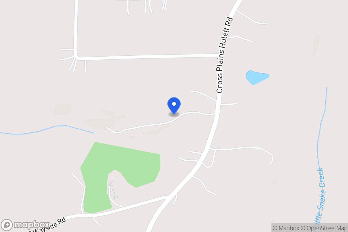 Map of 277 Cross Plains Hulett Rd