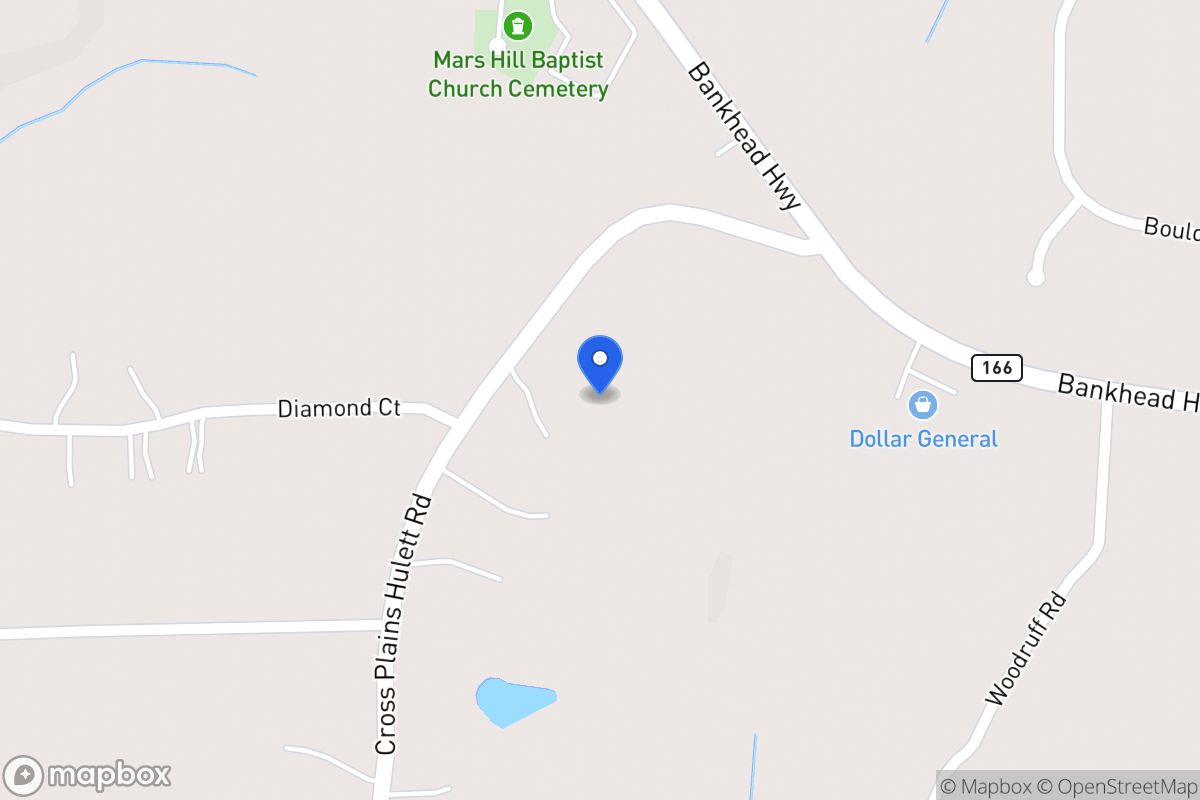Map of 140 Cross Plains Hulett Rd