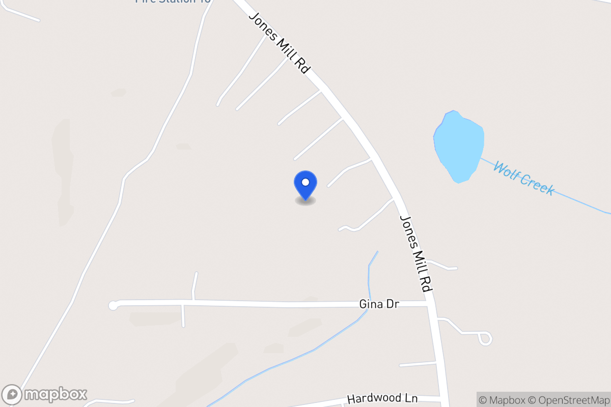 Map of 4360 Jones Mill Rd