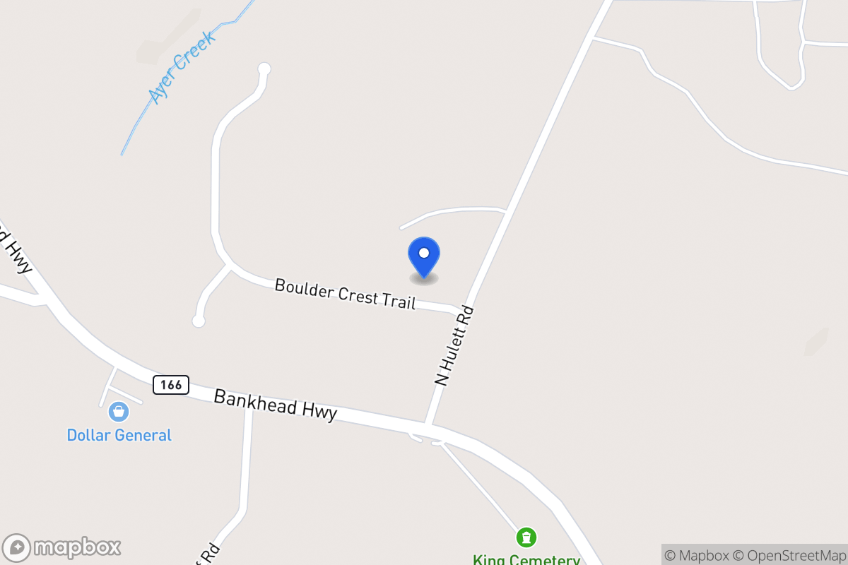 Map of 100 N Hulett Rd