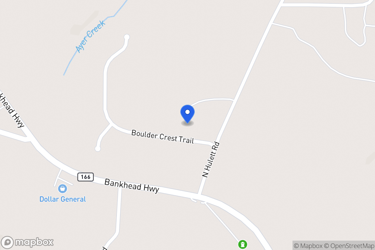 Map of 365 Boulder Crest Trl
