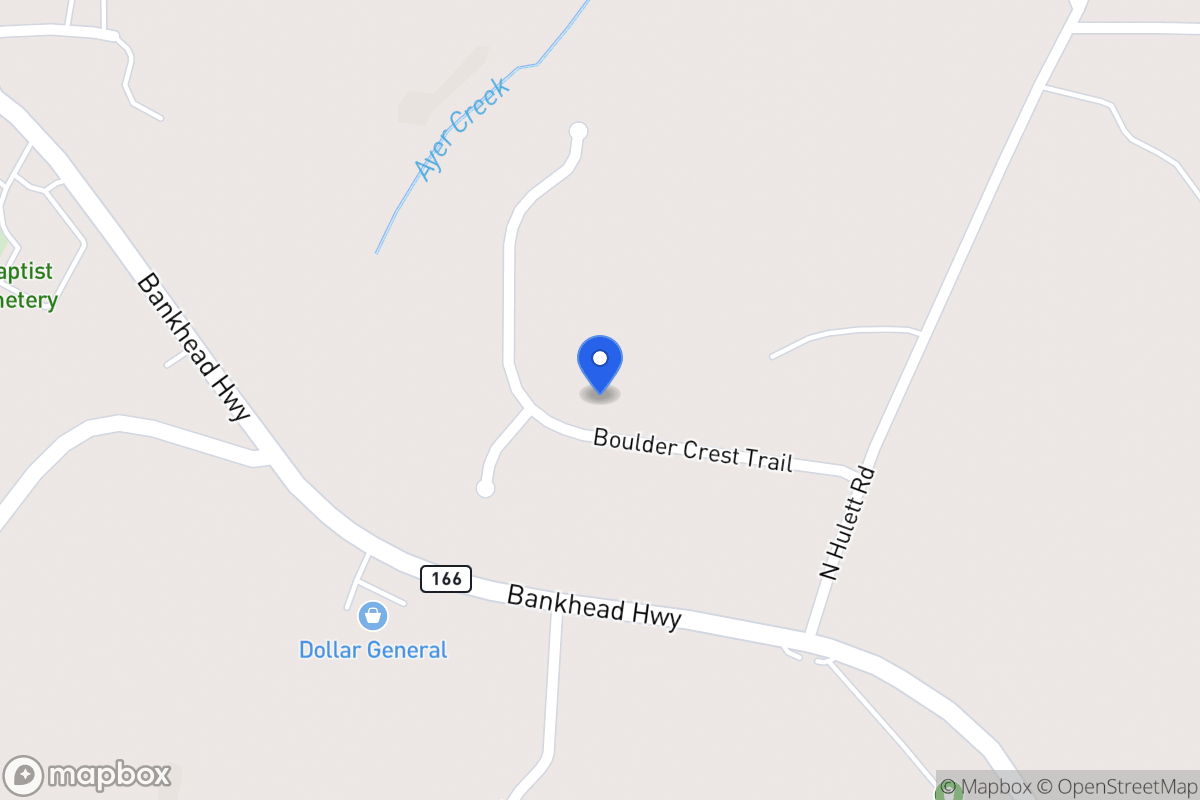 Map of 395 Boulder Crest Trl
