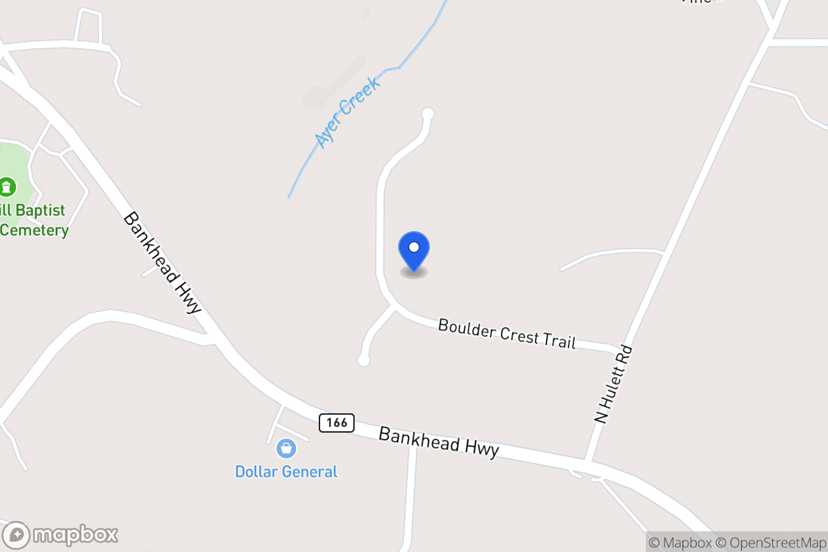 Map of 405 Boulder Crest Trl