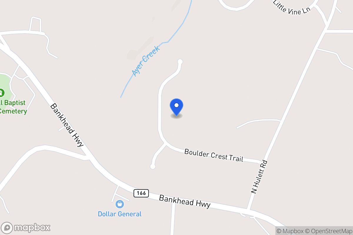Map of 415 Boulder Crest Trl