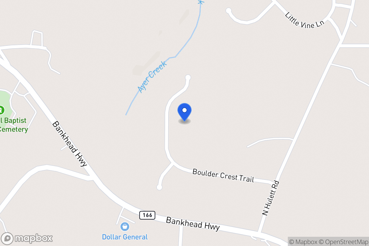 Map of 425 Boulder Crest Trl