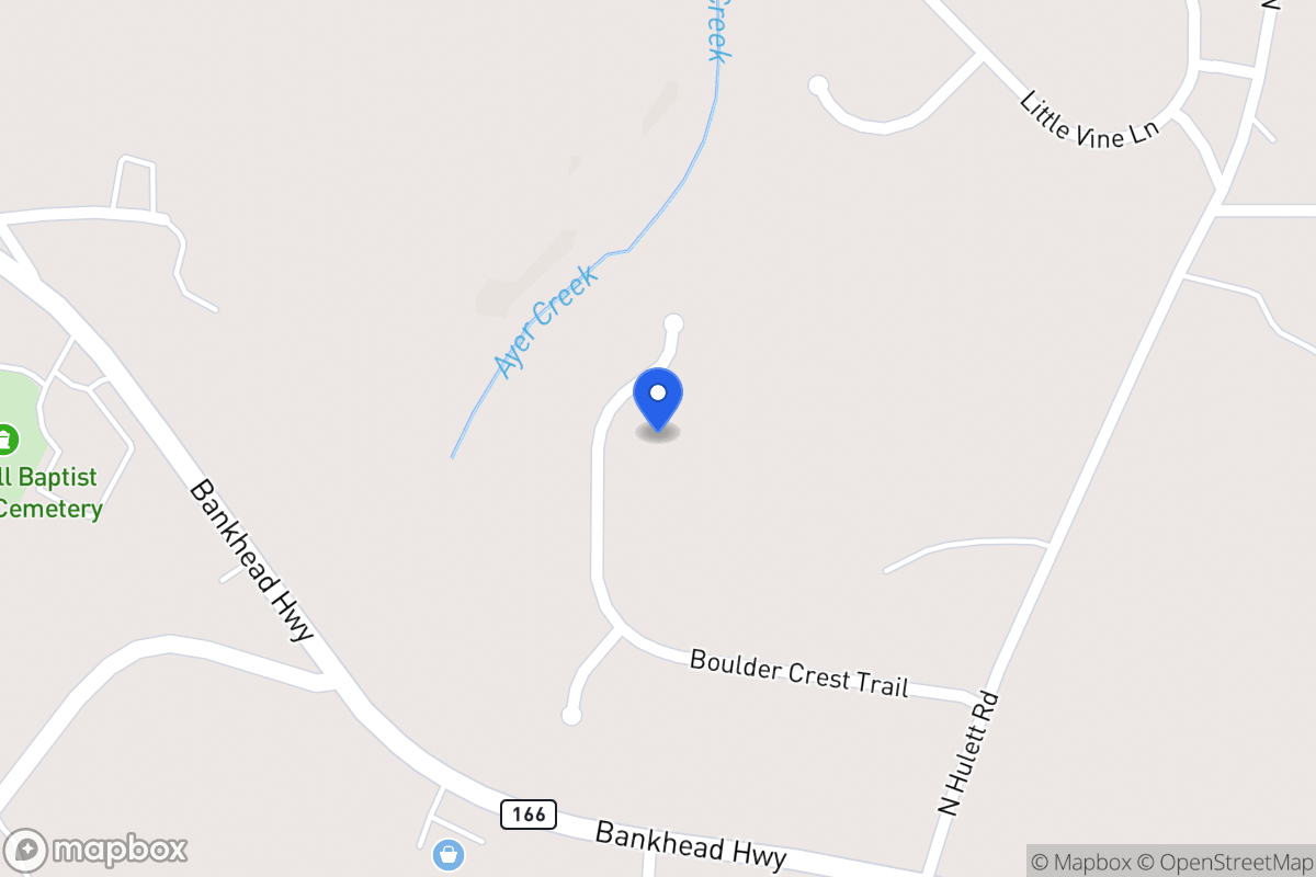 Map of 435 Boulder Crest Trl