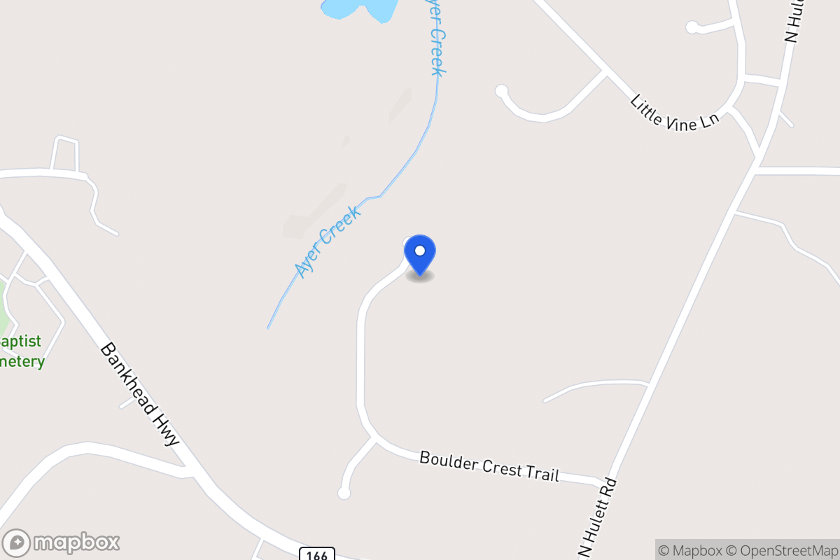 Map of 445 Boulder Crest Trl