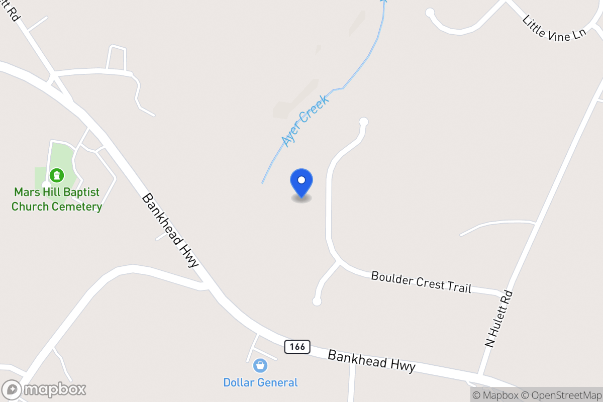 Map of 424 Boulder Crest Trl