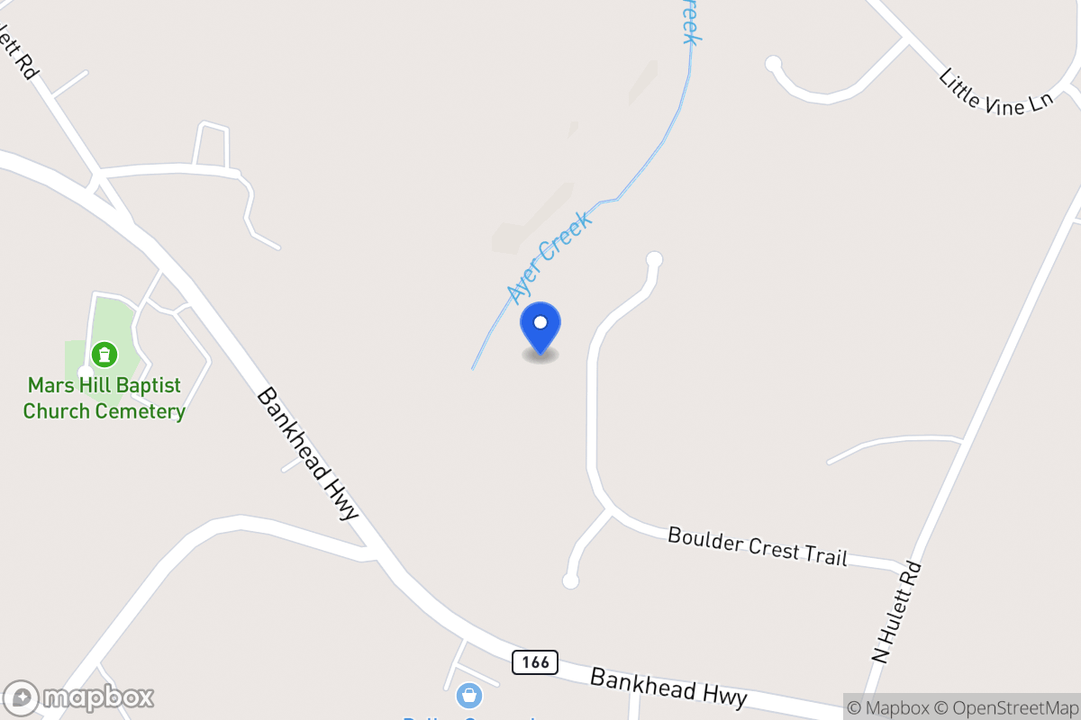 Map of Boulder Crest Trl