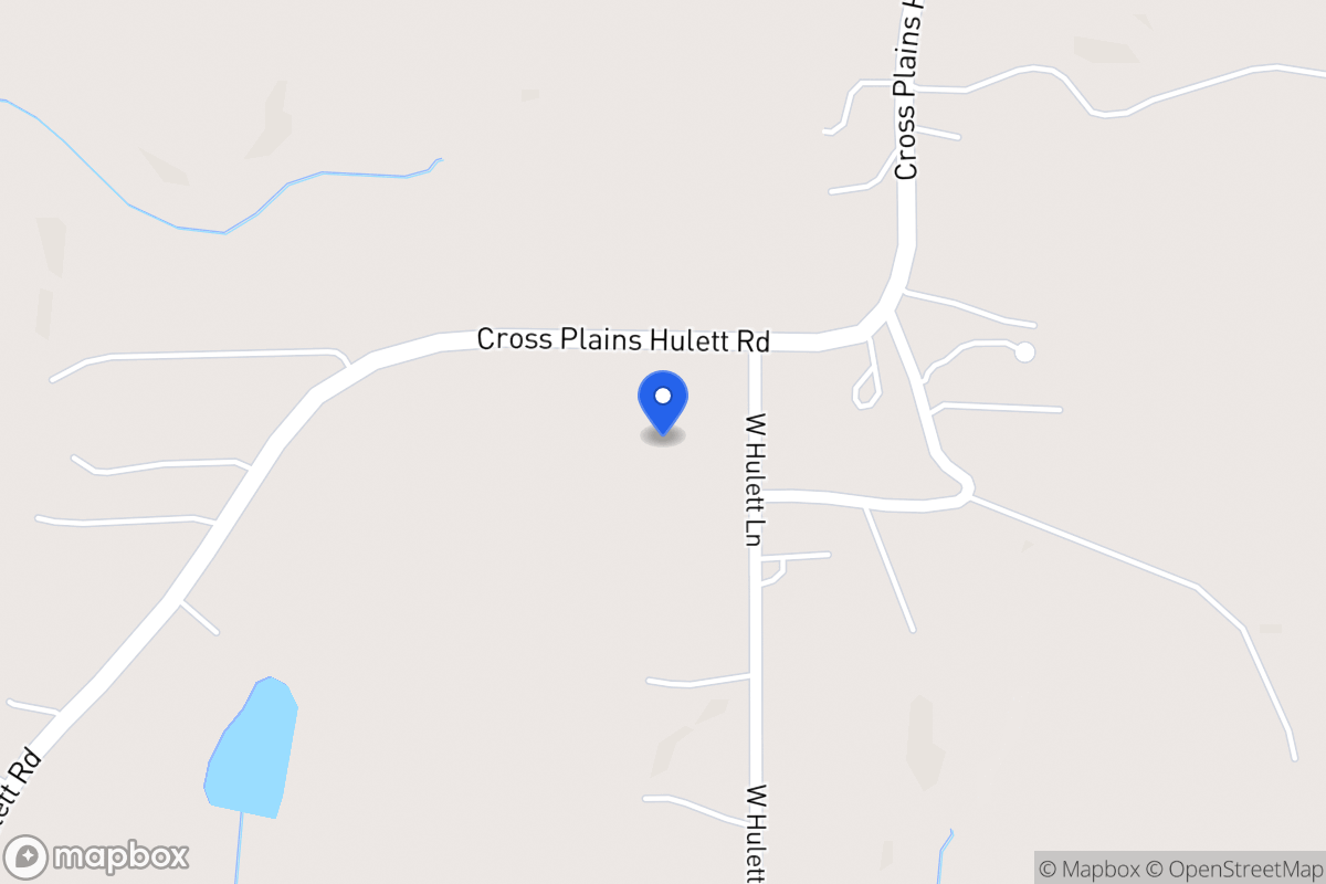 Map of 656 Cross Plains Hulett Rd
