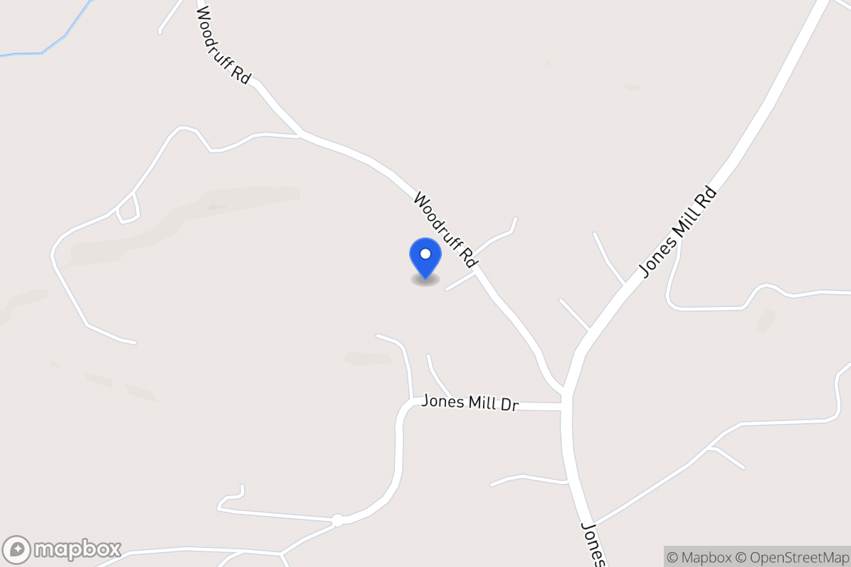 Map of 915 Woodruff Rd