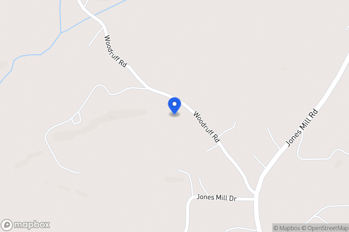 Map of 863 Woodruff Rd