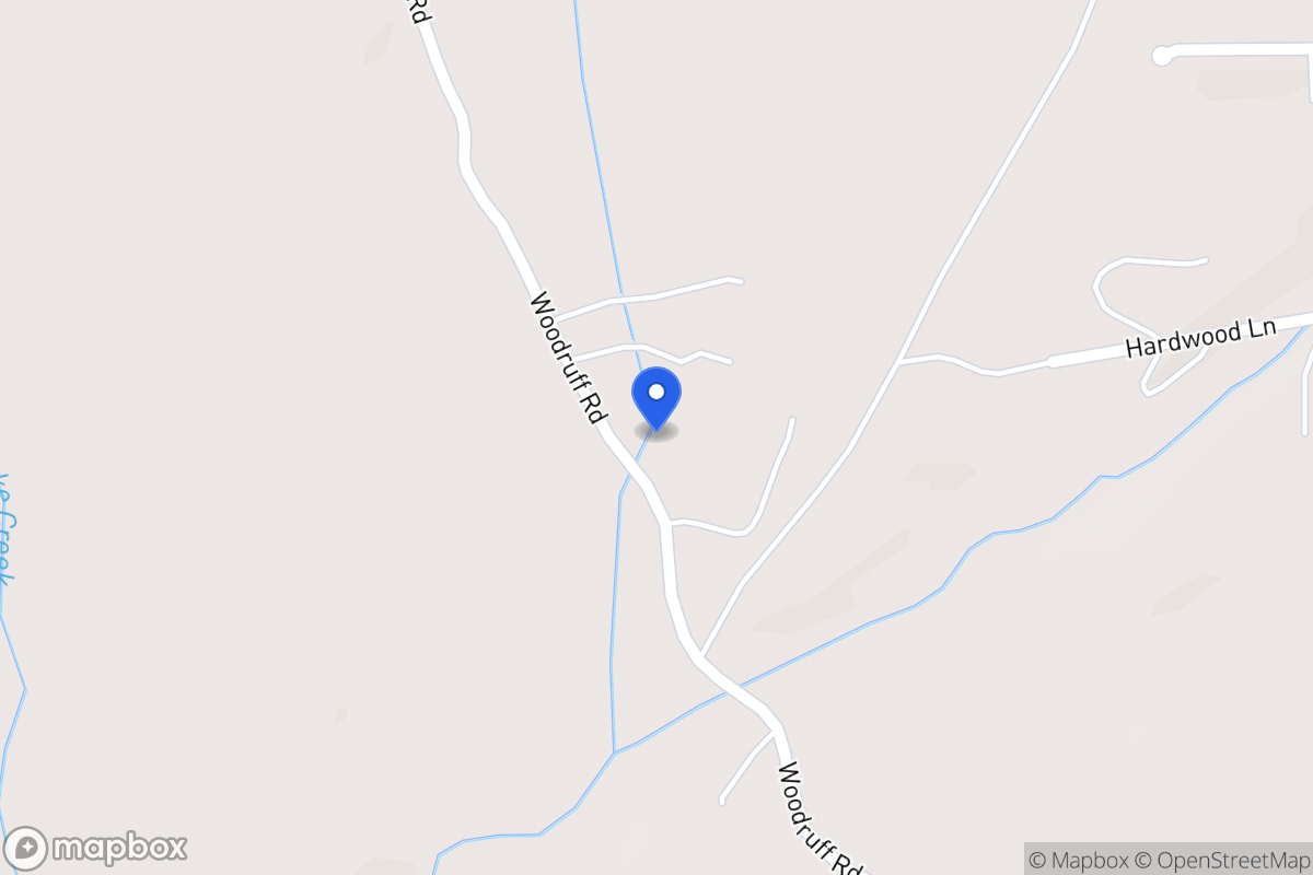 Map of 626 Woodruff Rd