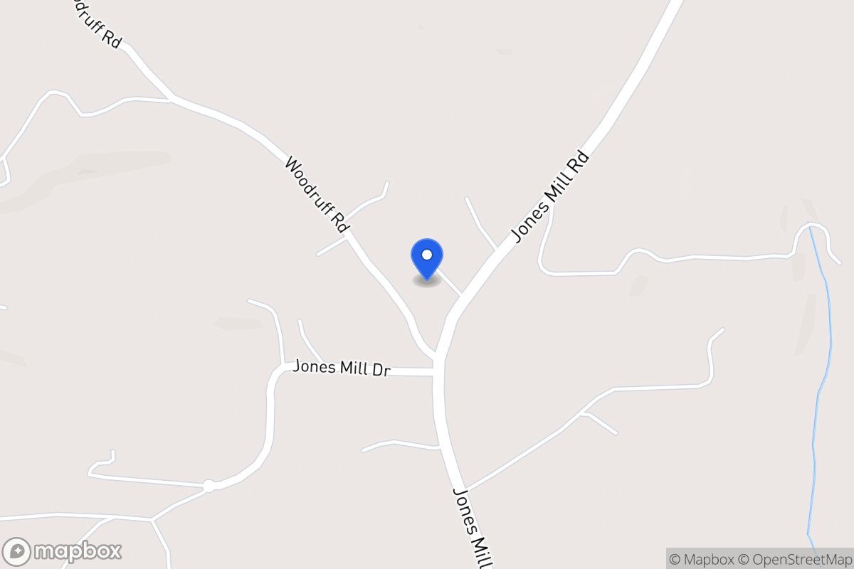 Map of 3866 Jones Mill Rd