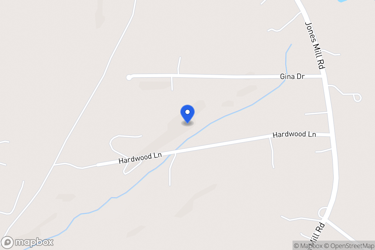 Map of Hardwood Ln