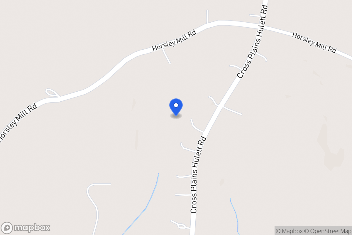 Map of 1451 Cross Plains Hulett Rd