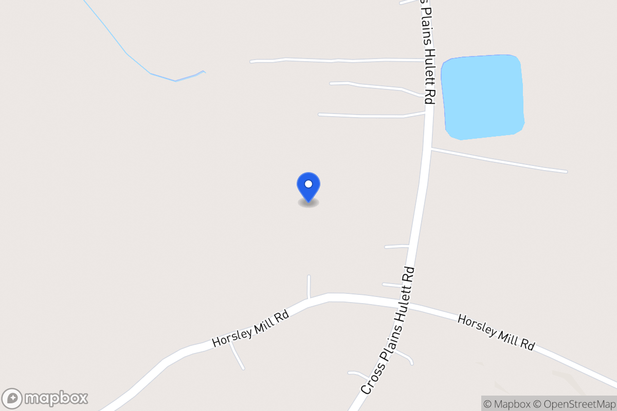Map of 1213 Cross Plains Hulett Rd