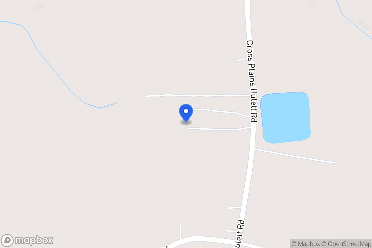 Map of 1137 Cross Plains Hulett Rd