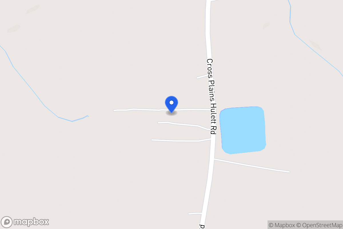 Map of 1117 Cross Plains Hulett Rd