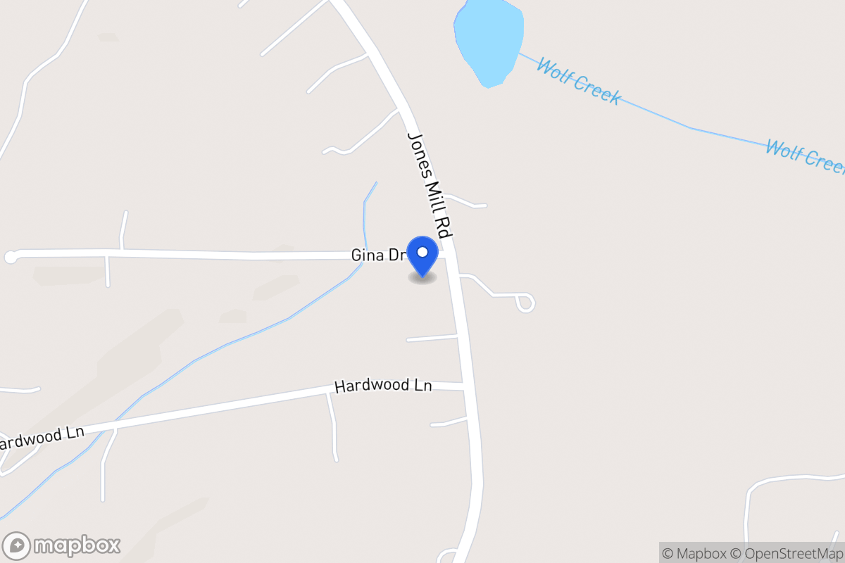 Map of 4262 Jones Mill Rd
