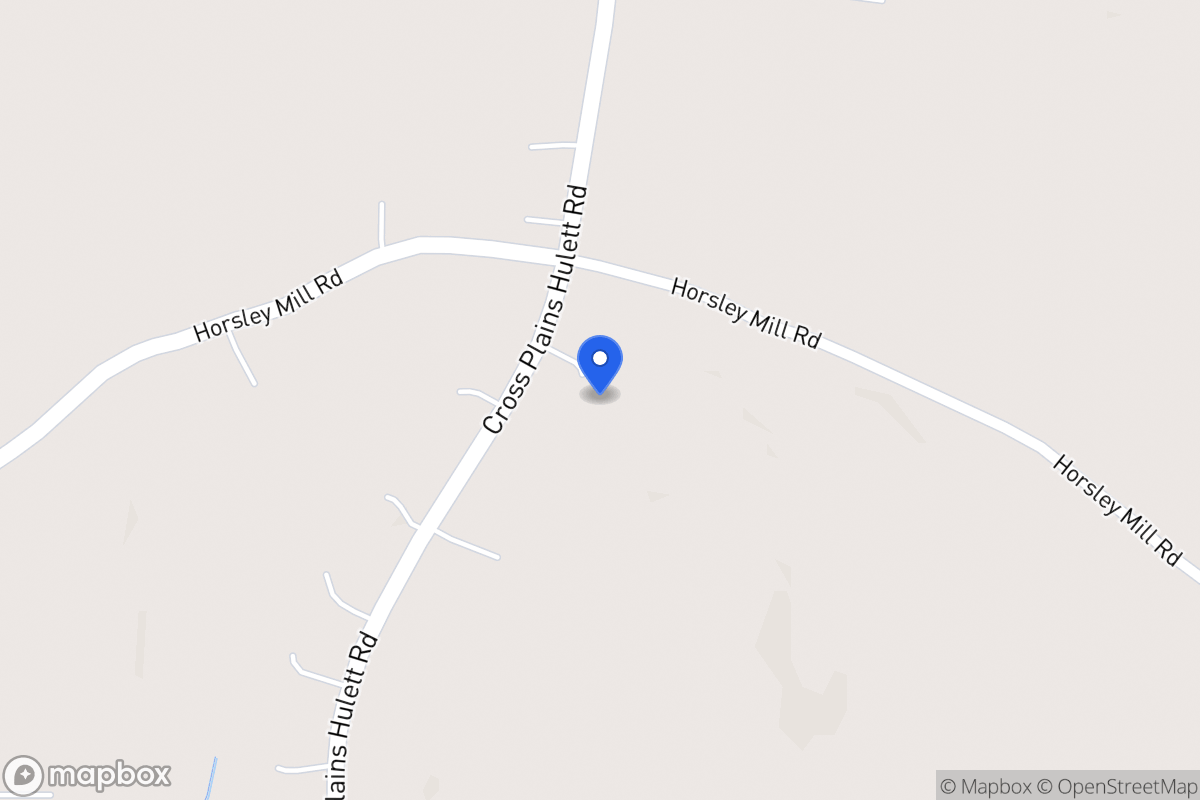 Map of 1308 Cross Plains Hulett Rd