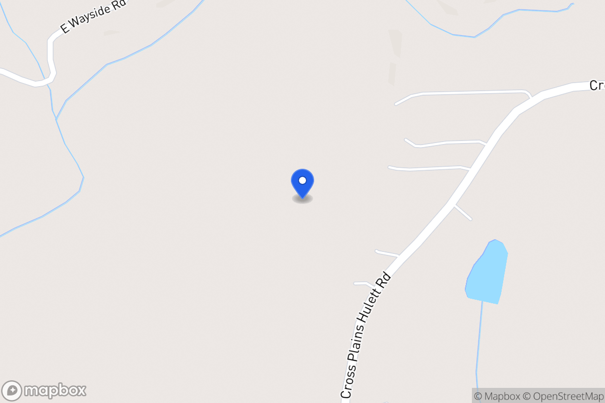 Map of 837 Cross Plains Hulett Rd
