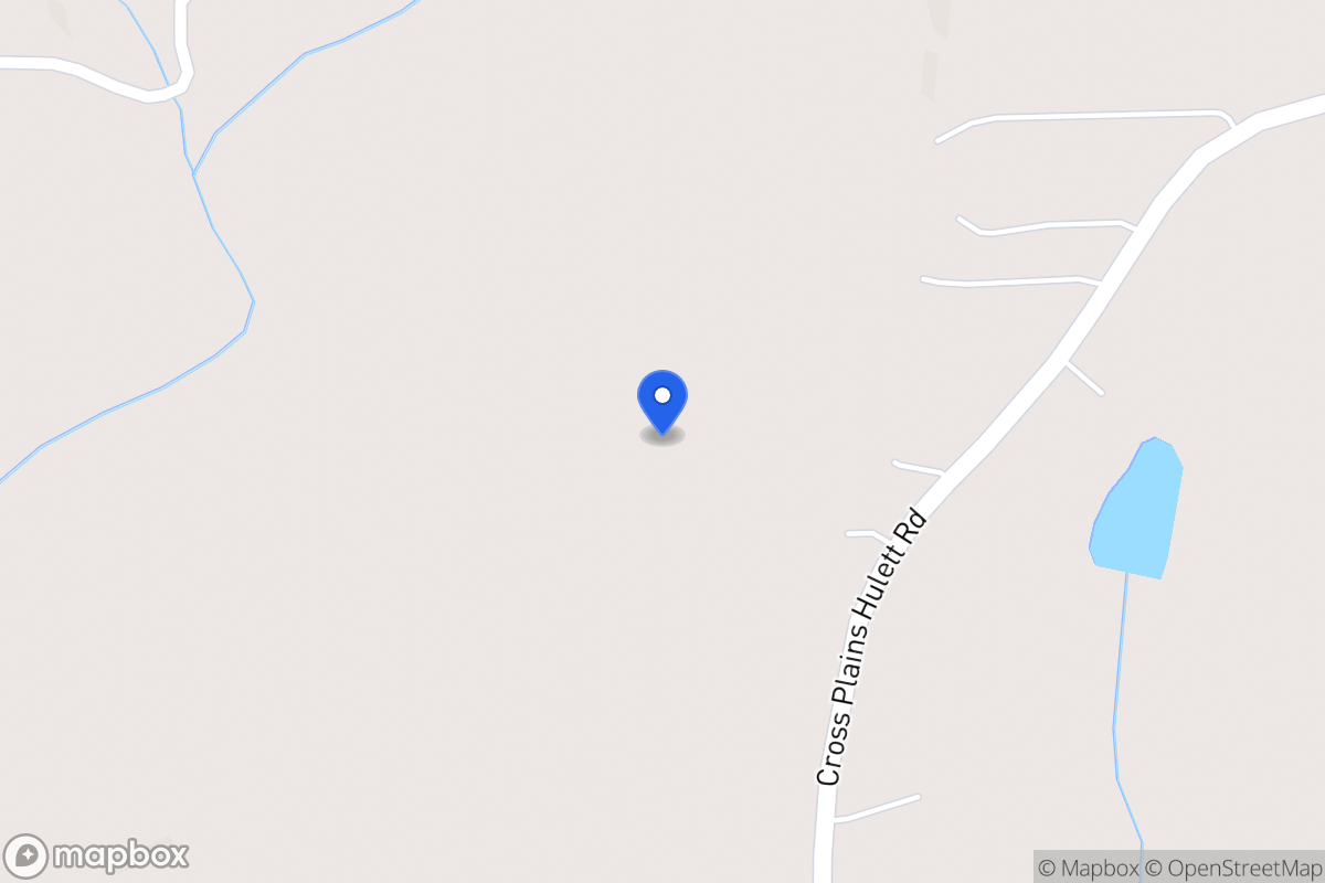 Map of 873 Cross Plains Hulett Rd