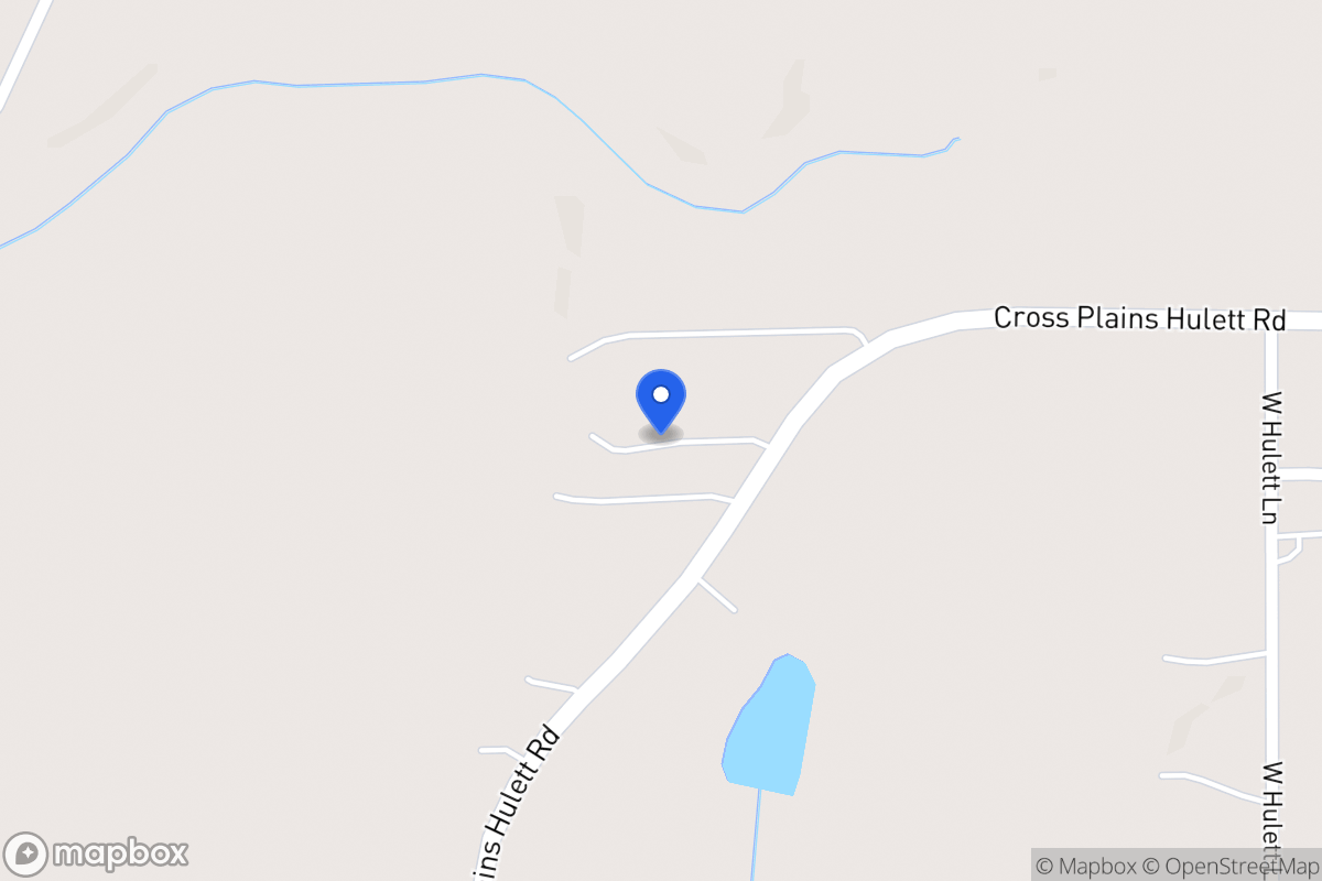 Map of 779 Cross Plains Hulett Rd