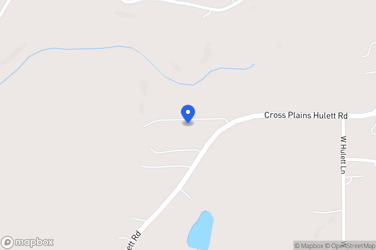 Map of 747 Cross Plains Hulett Rd