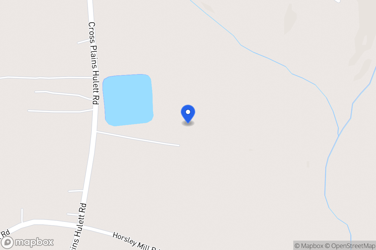Map of 1162 Cross Plains Hulett Rd