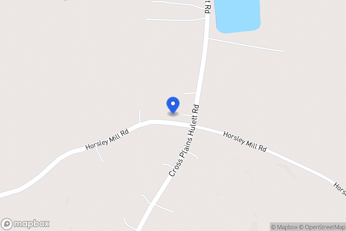 Map of 1251 Cross Plains Hulett Rd