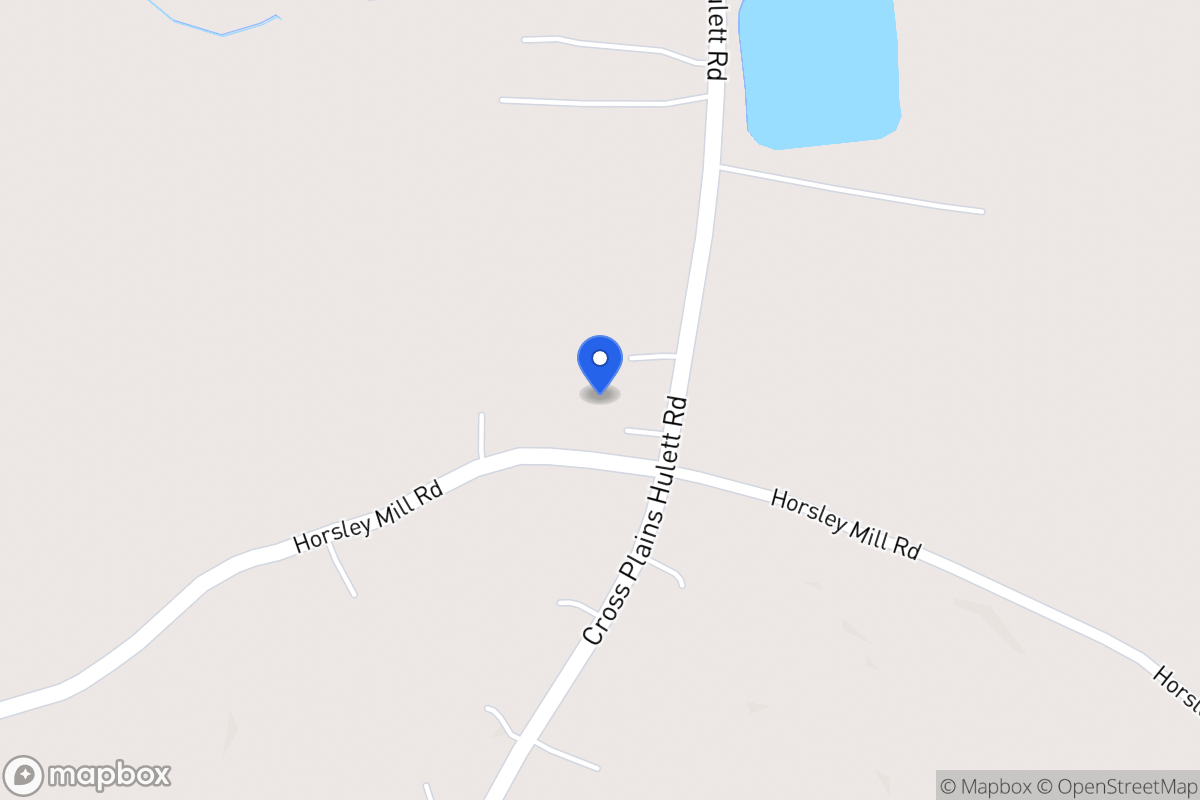 Map of 1245 Cross Plains Hulett Rd