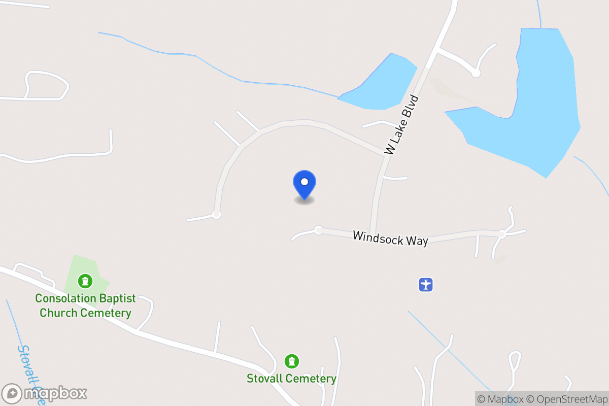 Map of 1001 Windsock Way