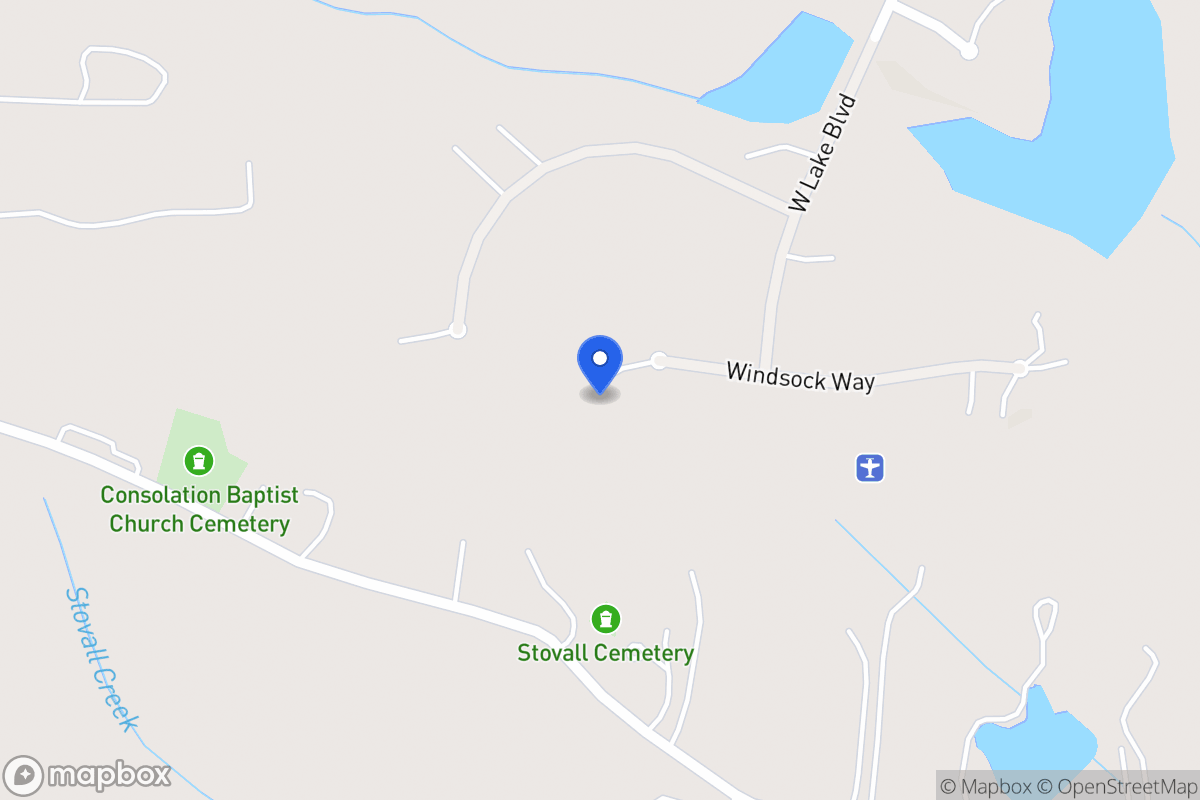 Map of 1000 Windsock Way