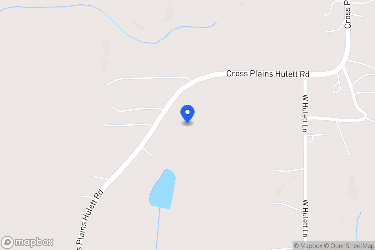Map of 768 Cross Plains Hulett Rd