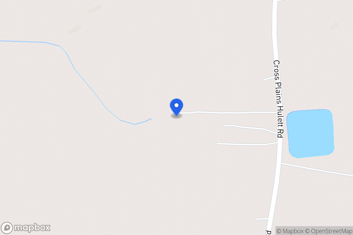 Map of 1109 Cross Plains Hulett Rd