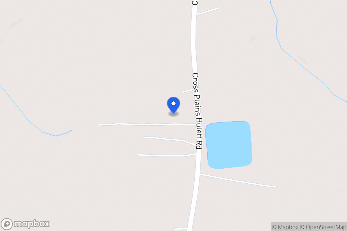 Map of 1115 Cross Plains Hulett Rd