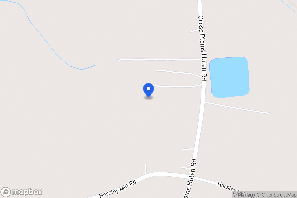 Map of 1175 Cross Plains Hulett Rd
