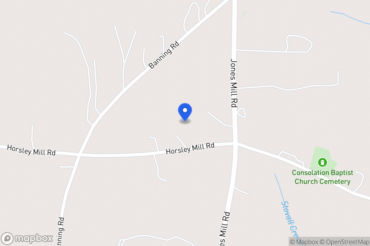Map of 4482 Horsley Mill Rd