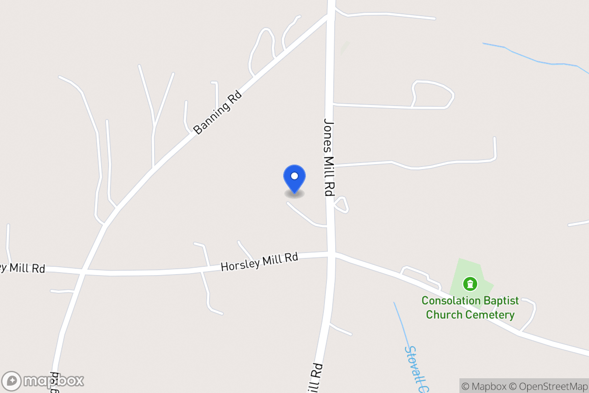 Map of 3404 Jones Mill Rd