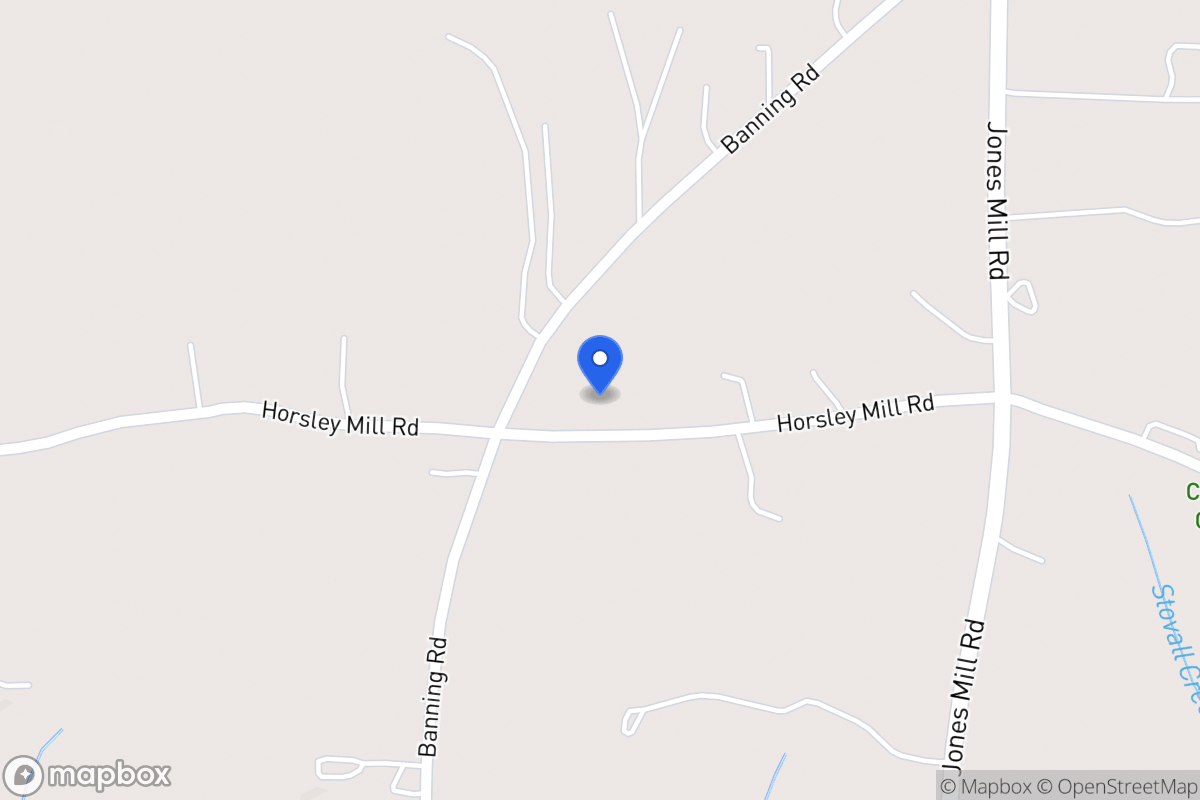 Map of 4416 Horsley Mill Rd