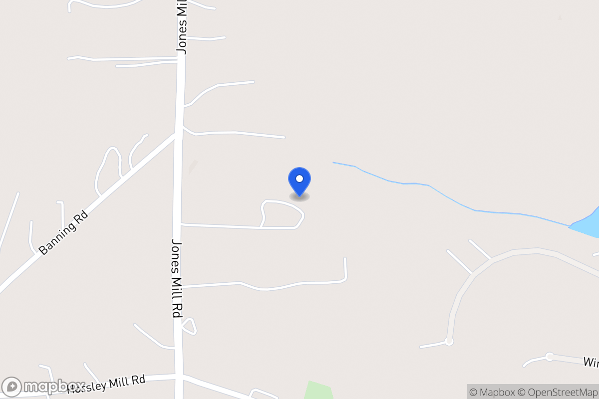 Map of 3501 Jones Mill Rd