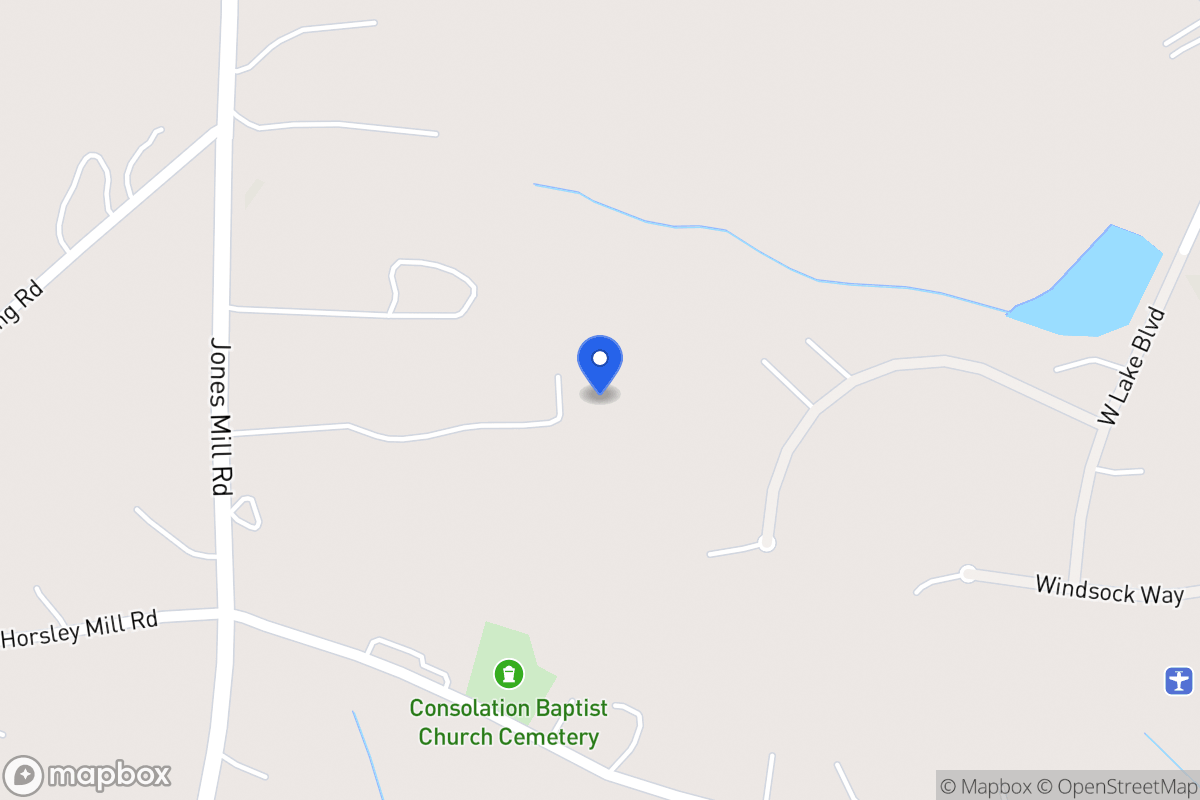 Map of 3449 Jones Mill Rd