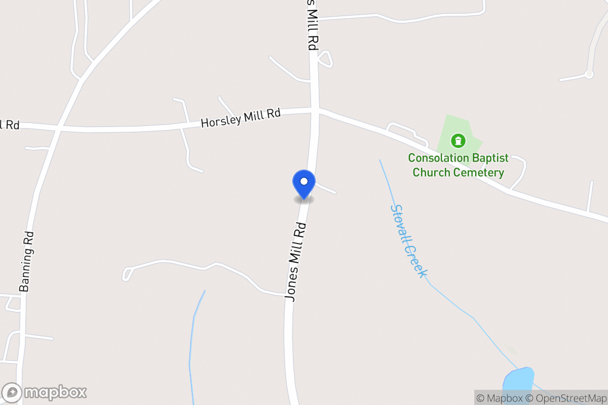 Map of 3321 Jones Mill Rd