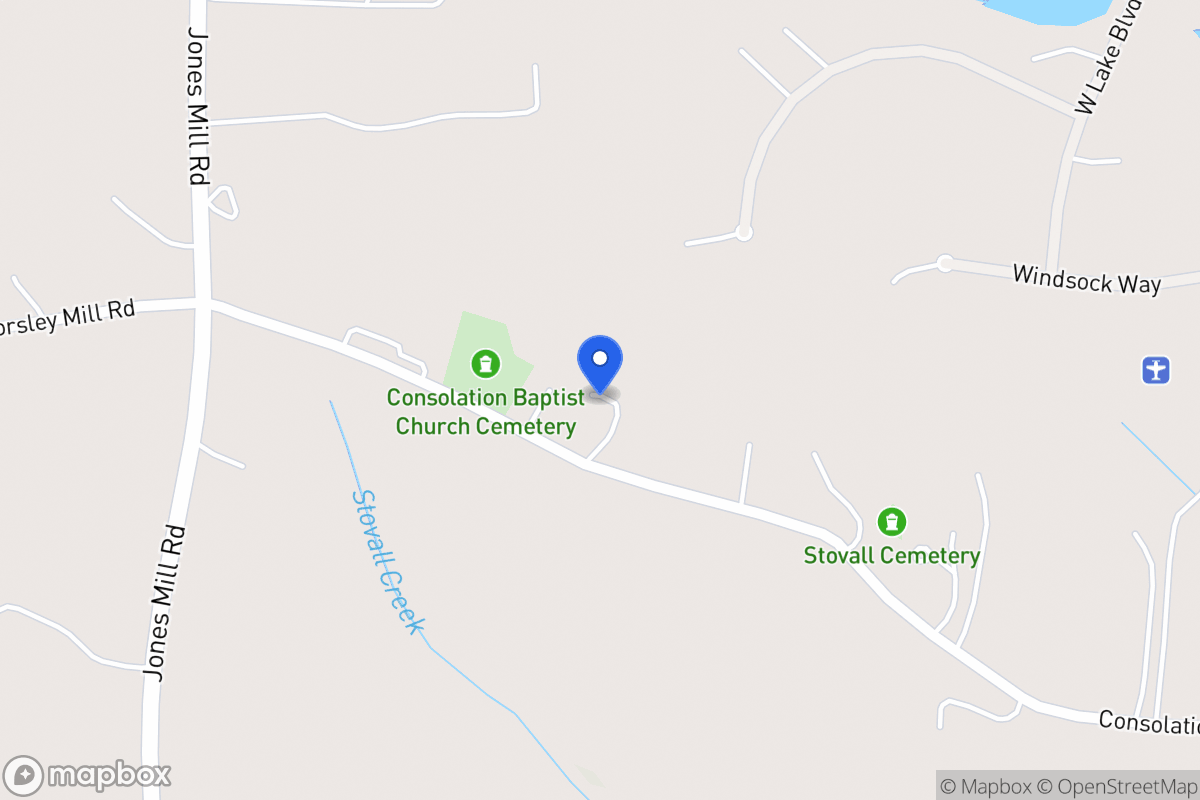 Map of 140 Consolation Church Rd