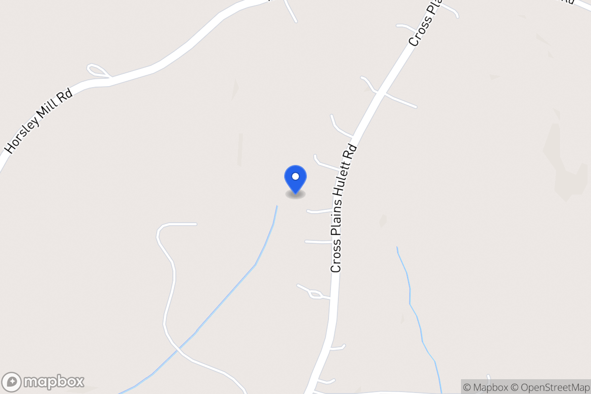 Map of 1497 Cross Plains Hulett Rd